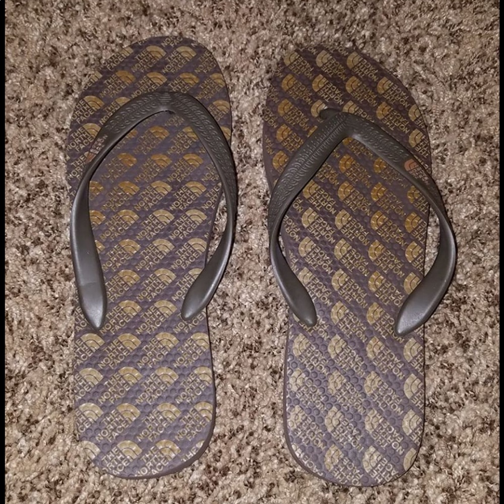 The North Face flip flops